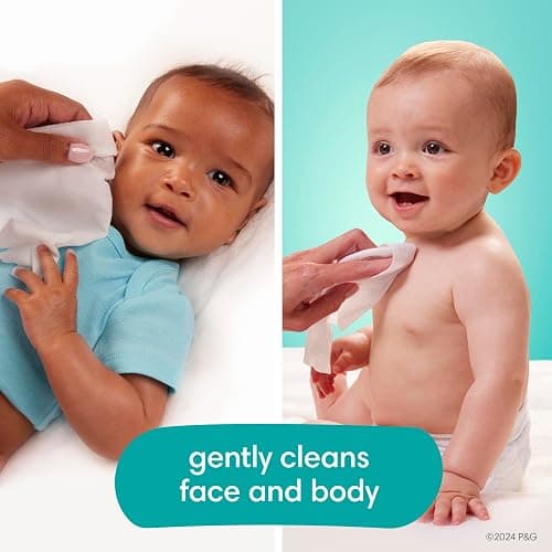 Pampers Baby Wipes Aqua Pure, 99% water-based wipes, Hypoallergenic and Unscented Baby Wipes, 672 Wipes Total (12 Flip-Top Packs) - 56 Count (Pack of 12) thumbnail 7