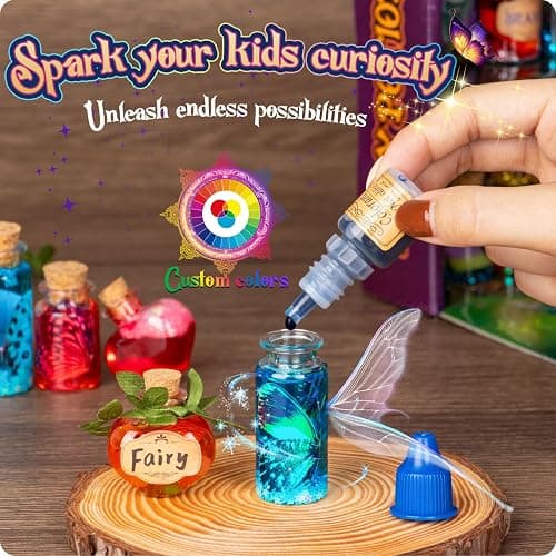 Alritz Fairy Potions Kit, Magic Mix Kit 20 Bottles, Christmas Gifts Decorations Ornaments Garden Crafts Birthday Gifts Toys for Girls and Boys 6 7 8 9 10 11 12+Years Old Families Party Indoor Outdoor thumbnail 4