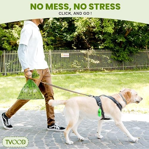 TVOOD Dog Poop Bags 420-Count: Scented Poop Bags Strong and Leak Proof Doggie Waste Bag with 2 Poo Bag Holder for Dog Walking Pick Up Poo (Green) thumbnail 7