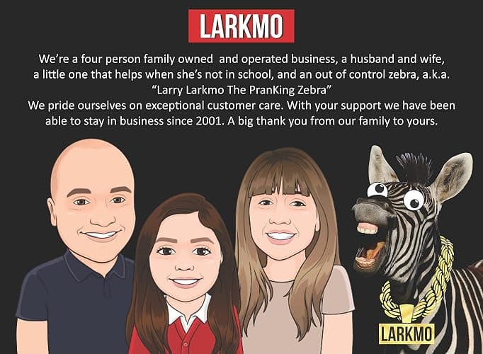 Larkmo The Pranking Zebra Funny $100 Gag, Realistic One Hundred Dollar Bill Joke Office Prank for Men, Women & Children, Great Practical Joke, Kit of 50 Pieces thumbnail 6