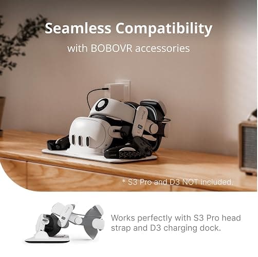 BOBOVR F3 Facial Interface,Compatible with Quest 3, Cooling Facial Cover with 3-Channel Ventilation, Adjustable FOV, Glasses-Friendly Design & Soft Lycra Nose Guard [oculus_quest] thumbnail 5