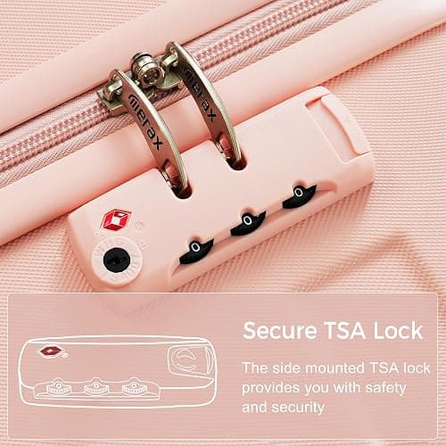 Luggage Set 3 Pcs, ABS Hard Shell Durable Lightweight, 360 Silent Spinner Wheels, TSA Lock thumbnail 3