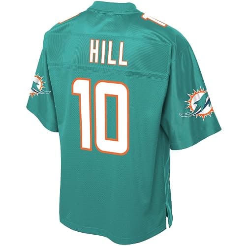 NFL PRO LINE Men's Tyreek Hill Aqua Miami Dolphins Replica Jersey thumbnail 3