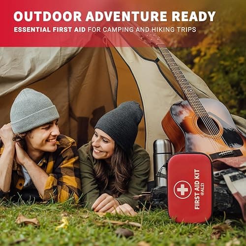 @AL21 All-Purpose First Aid Kit 184 Pieces, Emergency Kit for Home, Travel, Car, Business, Worksite and Office, Portable Emergency Supplies for Minor Cuts, Scraps, Sprains & Burns thumbnail 6