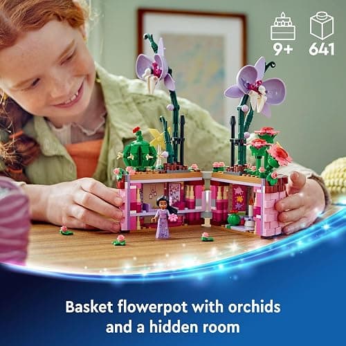 LEGO Disney Encanto Isabela’s Flowerpot, Buildable Orchid Flower Toy for Kids with Disney Encanto Mini-Doll, Toy for Play and Display, Fun Gift for 9 Year Old Girls and Boys, 43237 thumbnail 3