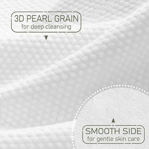 WOWOTEX Disposable Face Towel Biodegradable Large Dry Wipes 60 Count/Box Extra Thick Soft Clean Facial Towels for Sensitive Skin, Makeup Removing, Cleansing, Nursing, Travel, 10×12 Inches thumbnail 2
