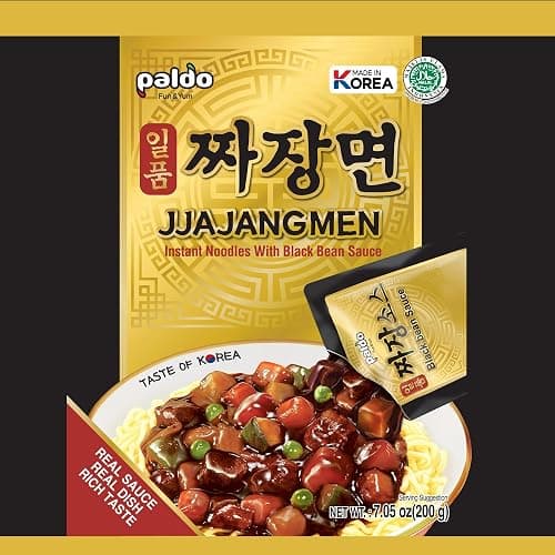 Paldo Fun & Yum Ilpoom Jjajangmen Chajang Noodle Traditional Brothless Chajang Ramen 7.05oz (Pack of 4) thumbnail 4