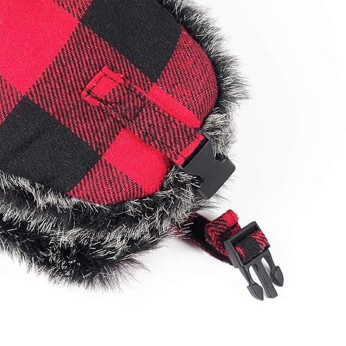 ONWAY Trapper Hat Winter Hats for Women Men with Faux Fur Ear Flaps thumbnail 6