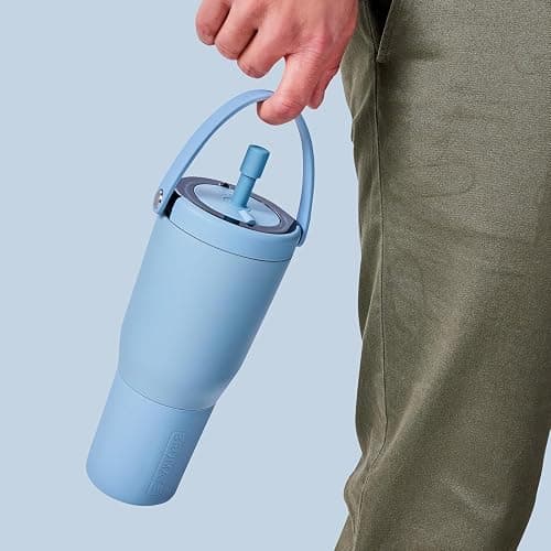 BrüMate Magnetic Straw Caps | Silicone Straw Topper 2-pack | Dust & Dirt Resistant | Compatible with All Era and Resa Tumblers (Primrose) thumbnail 4