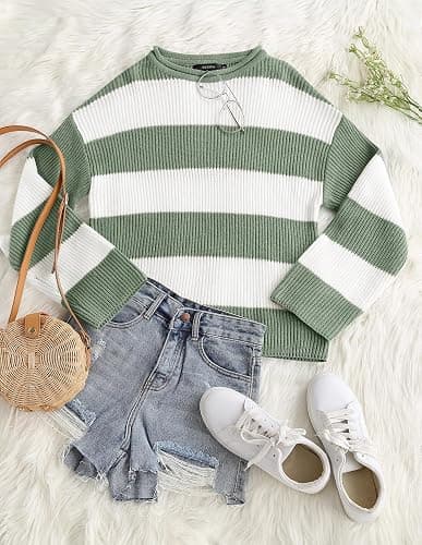 ZESICA Oversized Pullover Sweater thumbnail 8