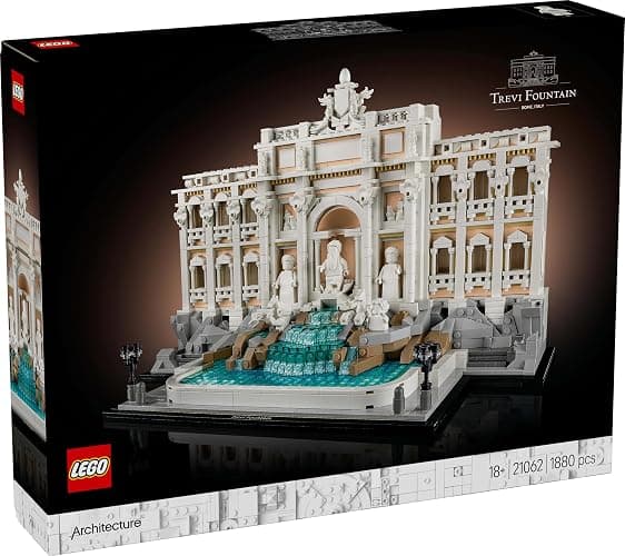 Lego 21062 Architecture, Trevi Fountain Toy, Toy, Birthday, Present, Blocks, Mother's Day, Father's Day, Men, Women, Interior, Stylish thumbnail 10