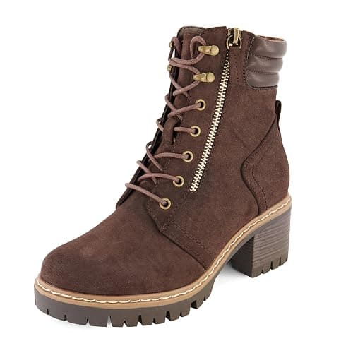 CUSHIONAIRE Women's Ramsey Lace up boot +Memory Foam, Wide Widths Available - Image 1