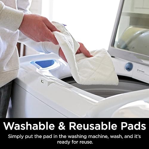 Shark Steam Pocket Mop with 2 Washable Double-sided Pads, Chemical-Free Cleaning, Swivel Steering, Lightweight, Steam Cleaner for sealed Hard Floors, Hardwood, Marble, Tile, Purple, S3501 - Steam Pocket Essentials thumbnail 9