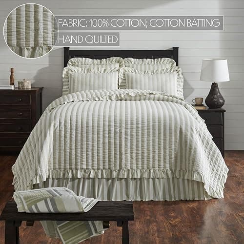 VHC Brands Finders Keepers 3 Piece Quilt Set (1 Queen Quilt, 2 Standard Shams) thumbnail 4