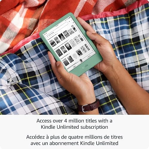Amazon Kindle 16 GB (newest model) - Lightest and most compact Kindle, now with faster page turns, for an enhanced reading experience - Black thumbnail 6