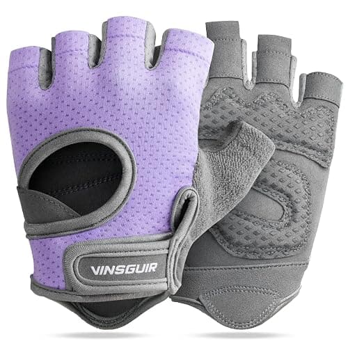 VINSGUIR Workout Gloves for Women and Men, Breathable Weight Lifting Gloves for Gym Exercise, Fitness, Training, and Cycling, with Excellent Grip and Cushion Pads - Image 1