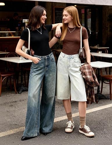 CE' CERDR 3/5 Pack Womens T Shirts Crew Neck Short Sleeve Shirts for Women Casual Basic Tees Fitted Stretchy Layering Tops thumbnail 3