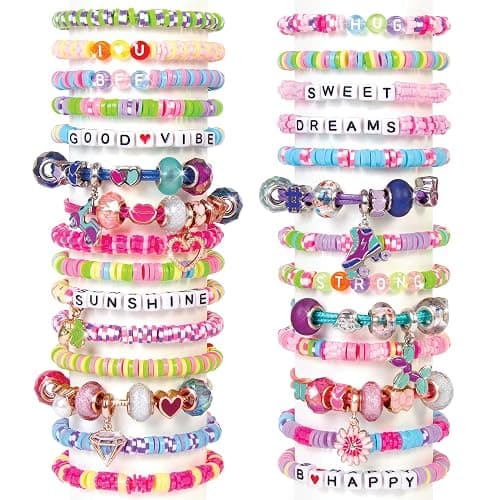 Make It Real: Best Day Ever! Deluxe Jewelry Studio - 2183pcs - DIY Craft Kit, Design & Make Over 30 Breacelets, Beads & Charms, Girls & Kids Ages 8+ thumbnail 4