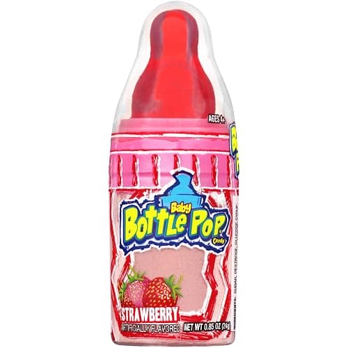 Baby Bottle Pop Easter Candy Lollipops, 18 Ct Bulk Lollipops with Dipping Powder in Assorted Fruity Flavors, Full Size, Individually Wrapped Hard Candy For Easter Basket Stuffers, Egg Fillers, Gifts thumbnail 9