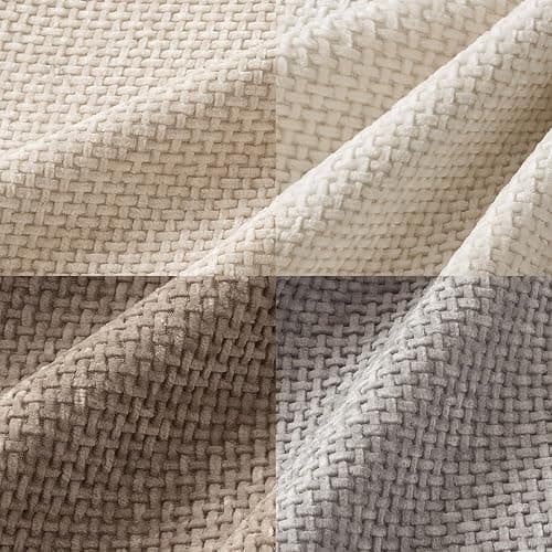 MIULEE Pack of 4 Christmas Couch Throw Pillow Covers 18x18 Inch Neutral Beige/Brown Soft Decorative Chenille Pillow Covers Farmhouse Accent Cushion Covers for Boho Home Decor Sofa Bedroom Living Room thumbnail 3