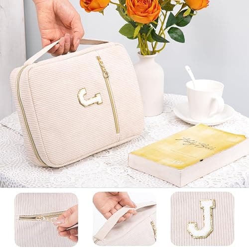 Bible Cover for Women, Initial Personalized Bible Gift - Bible Case for Men - Bible Holder - Bible Bag - Bible Carrier - Bible Carrying Case with Pockets for Bible Study Suppliers, Bible Accessories thumbnail 4