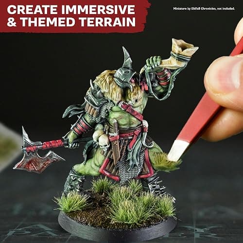 The Army Painter Battlefields Basing Set - Static Grass for Miniature Terrain Basing set - Static Grass & Free Basing Glue, Woodland Scenic Static Grass, Scenery Flocks - Master Quality Game Miniature thumbnail 5