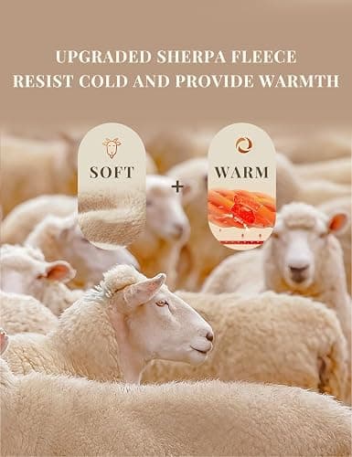 Yeokou Women's Winter Hoodies Pullover Sherpa Fleece Warm Heavyweight Sweatshirt thumbnail 7