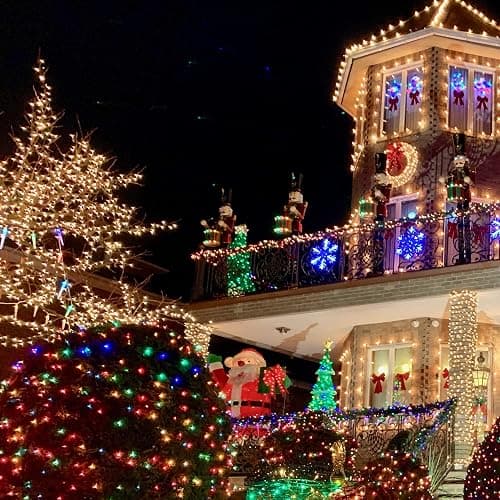 TW SHINE Warm White Christmas Lights Outdoor, 20FT 100 Count Incandescent Christmas Light Indoor, Waterproof Christmas Tree String Lights for Xmas Decorations thumbnail 8