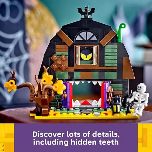 LEGO Halloween Barn Building Toy - Room Decor & Pretend Play Set for Boys & Girls, Ages 9+ - Halloween Toys & Crafts for Kids - Gift Idea - W/Scary Skeleton Minifigure - 40721 thumbnail 4
