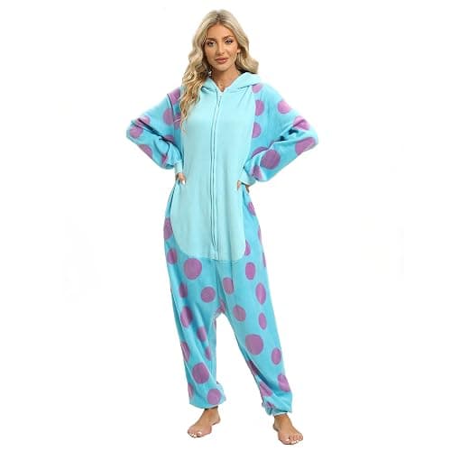 LBJR Unisex Adult Animal Onesie Costume Halloween Christmas Pajamas thumbnail 5