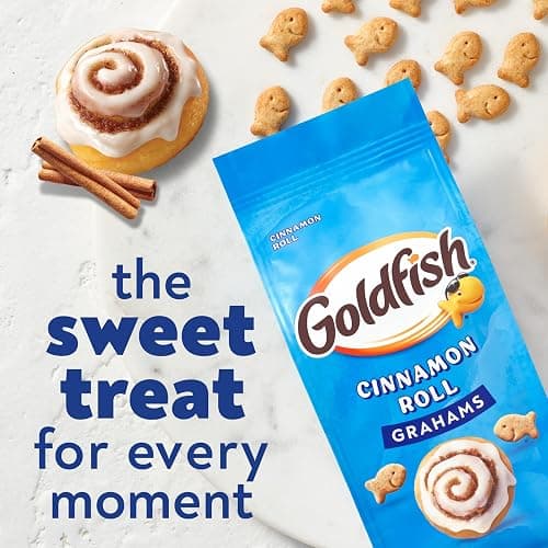 Goldfish Grahams Cinnamon Roll Baked Snack Crackers, 6.6 Oz Bag thumbnail 4