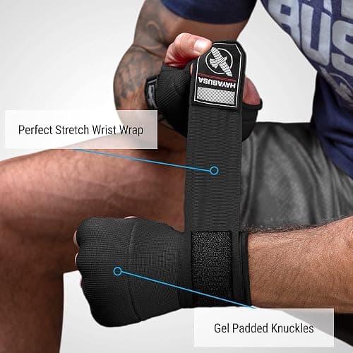 Hayabusa Quick Gel Boxing Hand Wrap Gloves thumbnail 2