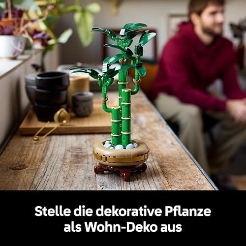 LEGO Botanicals Glücks-Bambus, Kunstpflanze - Bauset für Erwachsene - Geschenk für Einweihungspartys oder Abschlussfeiern für Frauen und Männer - Wohn-Deko 10344 thumbnail 8
