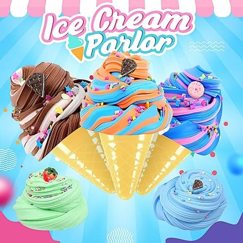 Slime Kit, decked DIY Slime Kit for Girls Age 6-12 Butter Slime Toys for Girls 7-10 Art Crafts for Kids 6-8 Birthday Gifts for Kids Stress Relief Kids Toys Girls thumbnail 6