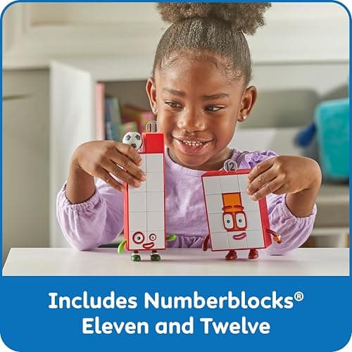 hand2mind Numberblocks Friends Eleven and Twelve Figures, Numbers for Toddlers, Math Toys for Kids 3-5, Small Figurines for Kids, Preschool Learning & Education Toys, Birthday Gifts for Kids thumbnail 2