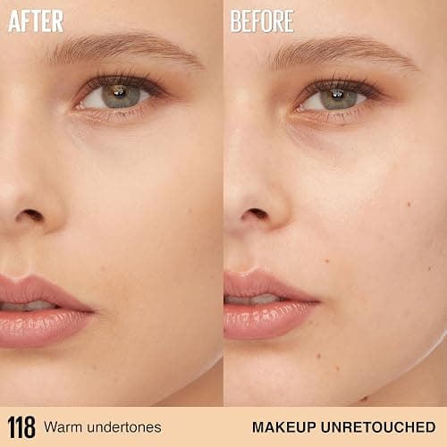 Maybelline Super Stay Lumi-Matte Foundation, Lightweight and Buildable Full Coverage Foundation Makeup For Up To 30HR Wear, 125, 1 Count thumbnail 4