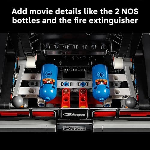 LEGO Technic Fast and Furious Dodge Charger R/T Car 42231 | Building Sets for Adults, Ages 18+, Highly Detailed Model Car Kit for Display, 1516 pieces, Gift for Fans of the Movie thumbnail 6