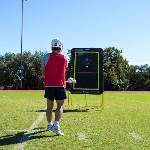 Champion Sports Deluxe Lacrosse Target: Ball Return Bounce Back Net Set for Professional, College and Grade School Training & Drills thumbnail 7