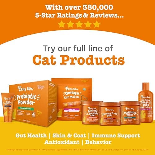 Zesty Paws 30 Day Cat Pheromones Calming Diffuser Plug-in Starter Kit - Cat Calming Diffuser for Cats with Stress, Urine Spraying, Scratching, Excessive Grooming & Aggression - Trial thumbnail 8