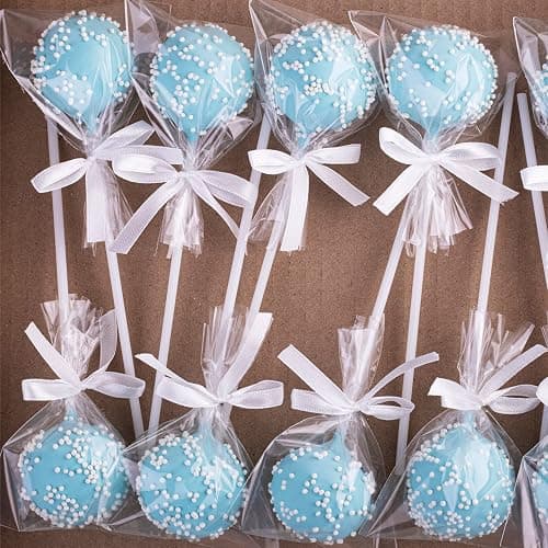 Yotelab Cake Pop Bags, 3x5 In Cellophane Lollipop Bags With Ties, 100 Pcs | Clear Gift Wrap Bags, Small Treat Bags for Cookies, Candy, Desserts, Snacks and Party Favors thumbnail 7