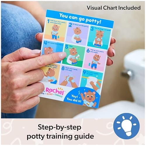 Ms. Rachel Potty Time with Bean, 11” Plush Teddy Bear with Play Toilet & Accessories, Toddler Toys for Girls & Boys for Ages 18 Months to 3+ thumbnail 5