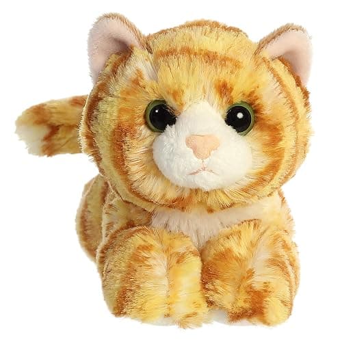 Aurora® Adorable Mini Flopsie™ Ginger Cat™ Stuffed Animal - Mini Companions Ready for Playful Adventures - for Kids All Ages, Toddlers, Adults, and Families - Orange 8 Inches thumbnail 3
