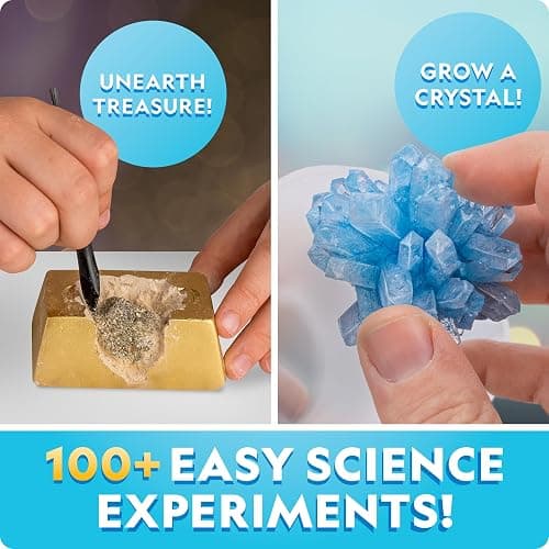 National Geographic Earth Science Kit – 100+ Science Experiments & Activities for Kids, Crystal Growing, Volcano Science Kit, Rock Collection, STEM Project Toy for Boys & Girls (Amazon Exclusive) thumbnail 3