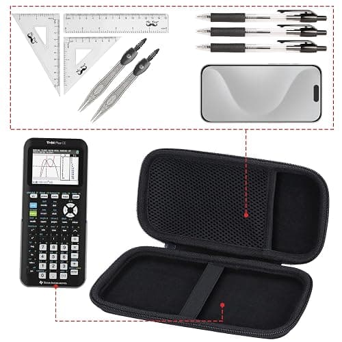 Lebakort Hard Case Compatible with Texas Instruments TI-84 Plus CE/TI-84 Plus/TI-84 Evo/TI-Nspire CX II CAS/TI-Nspire CX II/TI-83 Plus/TI-89/TI-85/TI-86 Color Graphing Calculator (Iris Purple Case) thumbnail 6