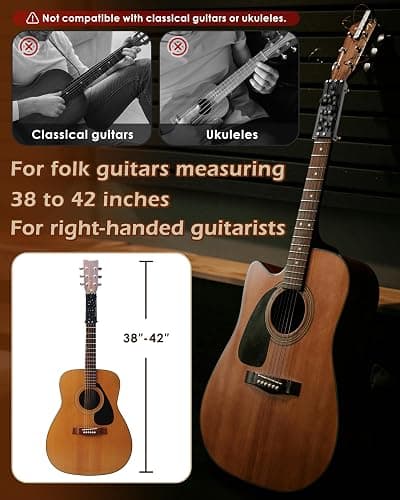 Guitar Chord Presser, Guitar Chords Trainer for Beginners and Arthritis Player, From Pain to Play - The Arthritis-Friendly Chord Tool, No More Sore Fingers - Chord Helper for Beginners thumbnail 4