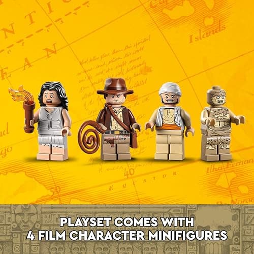 LEGO Indiana Jones Escape from The Lost Tomb 77013 Building Toy, Featuring a Mummy and an Indiana Jones Minifigure from Raiders of The Lost Ark Movie, Gift Idea for Kids Ages 8+ thumbnail 4