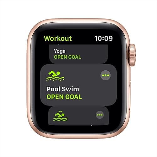 Apple Watch SE (GPS, 40mm) - Gold Aluminum Case with Pink Sand Sport Band (Renewed) thumbnail 3