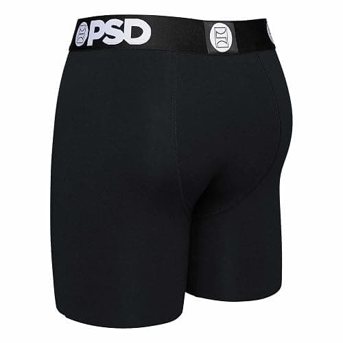 PSD Underwear Mens Boxer Briefs - Solid Basics, Standard Length Pack & Singles, Soft & Breathable Boxer Briefs for Men thumbnail 5