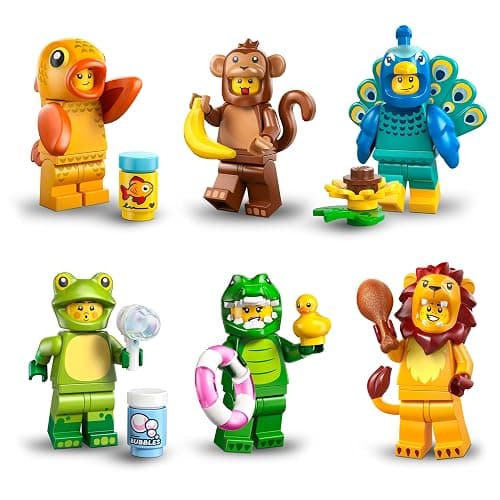Lego Minifigures Series 28 with 12 Figures: Complete Set of Lego Minifigures Series 71051 Animals (Including Printed Tile) thumbnail 6