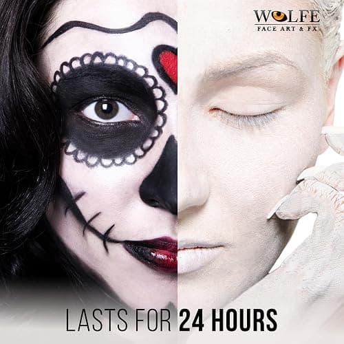 Wolfe F/X Essential Colors Face Paint - White (30 gm) thumbnail 2